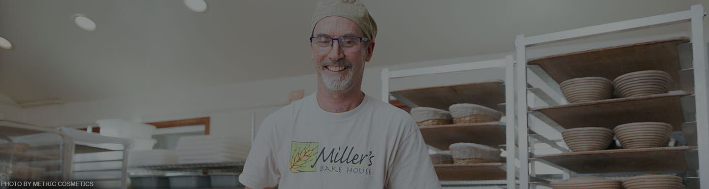 dave miller in his bakery