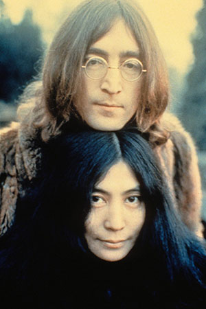 John Lennon and Yoko Ono